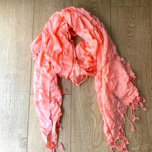 Light coral Charming Charlie scarf